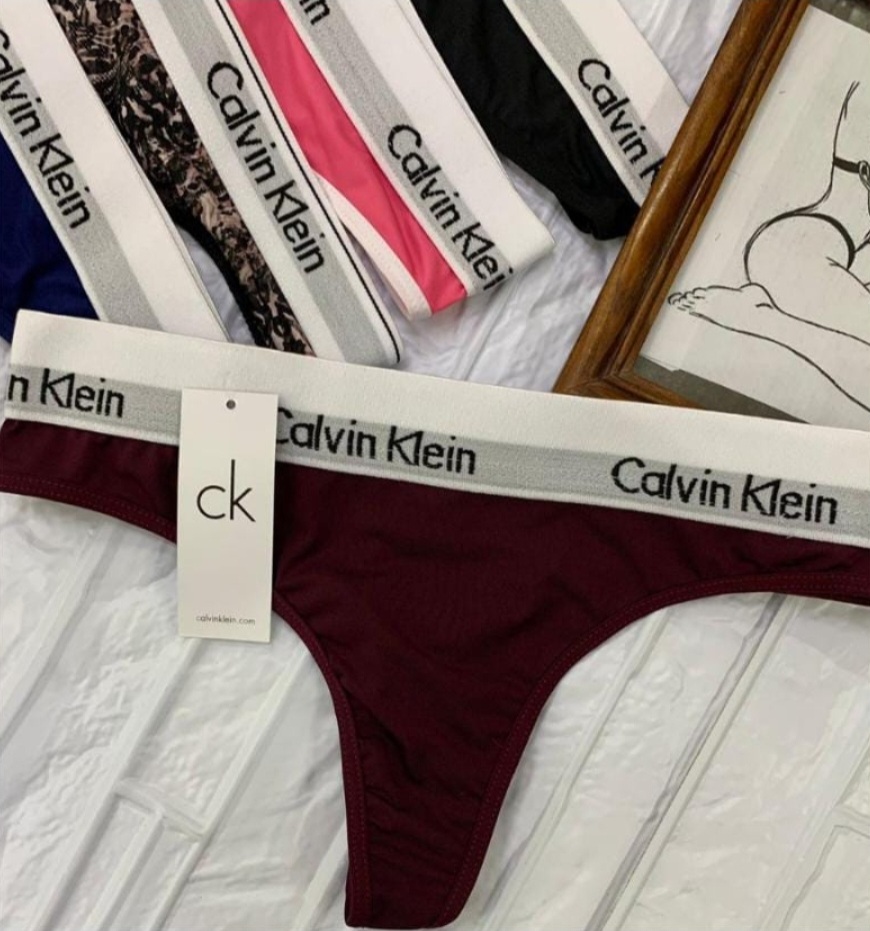 Calvin Klein / 3 Tangas de algodon /  $222.36Pesos MXN